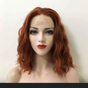 Red Auburn lace front synthetic wig